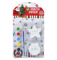 Дитячий набір для розпису гіпсових фігурок "Різдвяний декор" 1208-3
