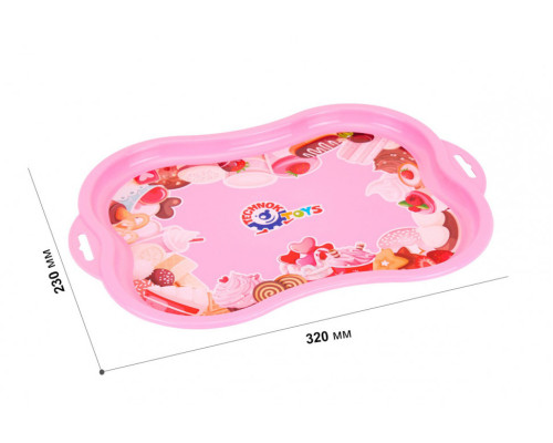 Игровой набор посуды 7273TXK на подносе