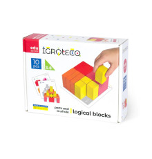 Детские деревянные кубики "Части и целое" Igroteco 900460 20 кубиков