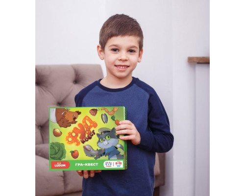 Настольная игра "Фуд-квест" LG2047-61 украинский язык