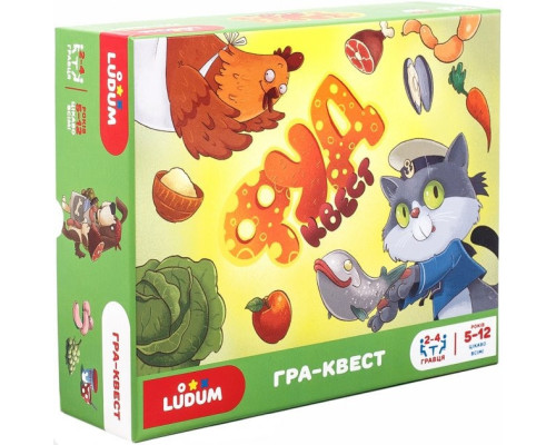 Настольная игра "Фуд-квест" LG2047-61 украинский язык