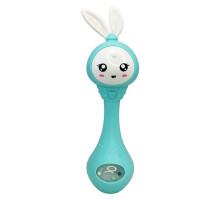 Интерактивная игрушка-погремушка "Зайчик" MGZ-1210(Turquoise)