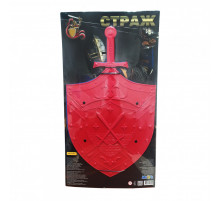 Набір "Страж"  21233 Щит, 1 меч  Red