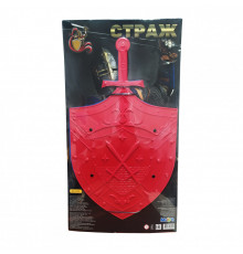 Набір "Страж"  21233 Щит, 1 меч  Red