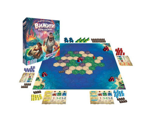 Настольная игра "Выжить: побег с острова" ZYGSTI01UA 50 фишек искателей приключений