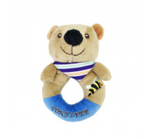 Мягкая игрушка-погремушка "Медведь" TM Tony Lvee MGZ-1217-4