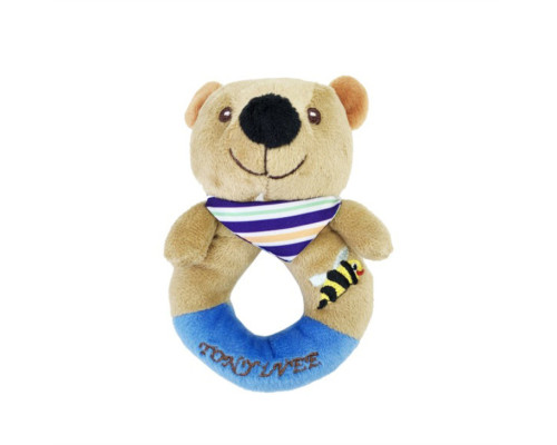 Мягкая игрушка-погремушка "Медведь" TM Tony Lvee MGZ-1217-4