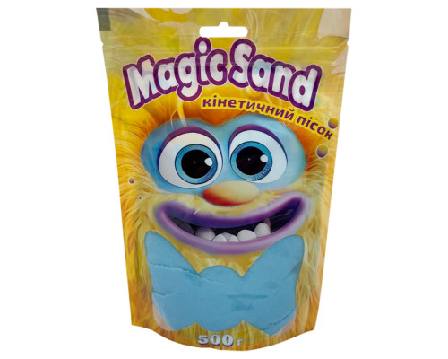 Креативна творчість "Кінетичний пісок Magic sand" 39403-3 блакитний 500 грам