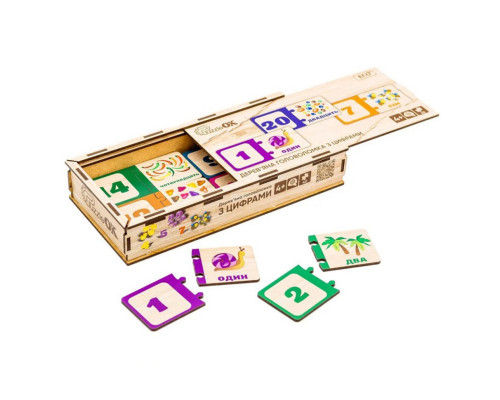 Деревянная головоломка-пазл с цифрами Puz-53322
