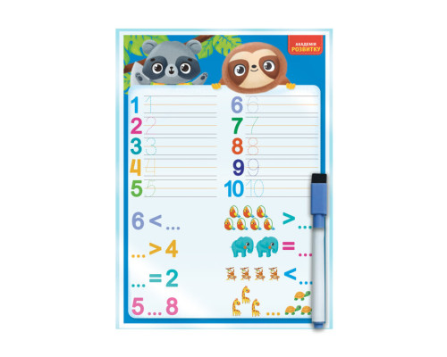 Доска-тренажер "Счет и математика" Vladi Toys VT5010-26 (укр)