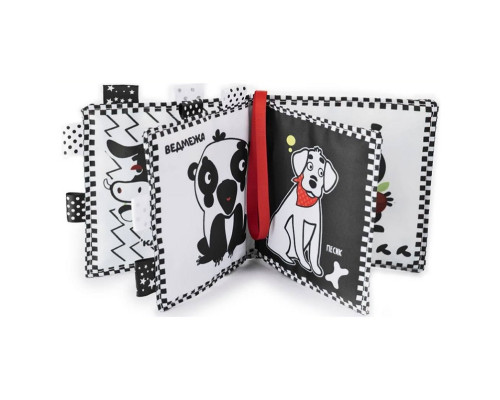 Контрастная книга для малышей "Котик" 404065