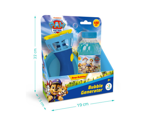 Генератор мыльных пузырей "Paw Patrol" 200736 объем 450 мл