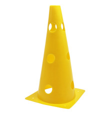 Спортивний інвентар Фішка для розмітки MS 4170(Yellow) 32 см, отвори
