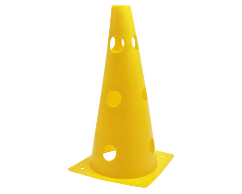 Спортивний інвентар Фішка для розмітки MS 4170(Yellow) 32 см, отвори