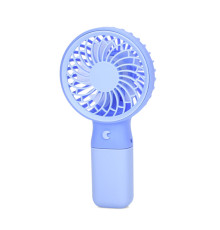 Вентилятор ручной портативный MK 5609(Violet) с подставкой, 15,5 см, USB