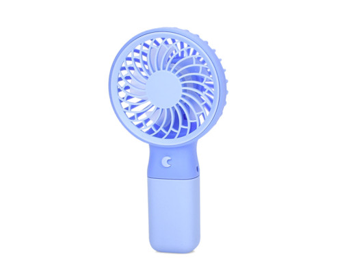 Вентилятор ручной портативный MK 5609(Violet) с подставкой, 15,5 см, USB