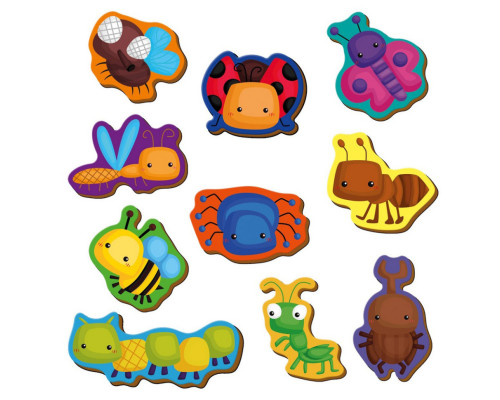 Дитячий набір магнітів "Комахи" VT3106-32, 10 магнітів