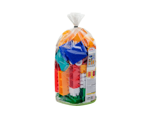 Детский конструктор "Лидер" №2 1-220, 80 крупных деталей