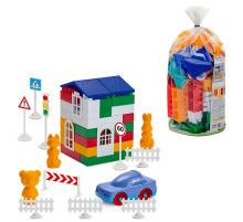 Дитячий конструктор "Лідер" №2 1-220, 80 великих деталей Дитячий конструктор "Лідер" №2 1-220, 80 великих деталей