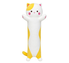 Мягкая игрушка антистресс "Кот батон" K15216, 70 см Желтый