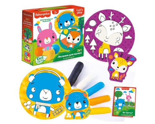 Набір для творчості Fisher Price "Лісові друзі" VT4502-04 з екотестом