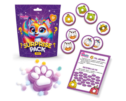 Ігровий набір-сюрприз "Surprise Pack Mini 3" VT8040-03 настільна гра та сквіш