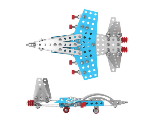 Дитячий металевий конструктор "Винищувач" 4937TXK 176 деталей