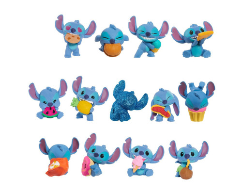 Фигурка-сюрприз в капсуле "Стич со вкусняшками" STITCH 46288 серии "Feed Me" игрушка 4 см