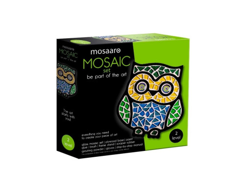 Детский набор для творчества хрустальная мозаика "Сова" MA2004