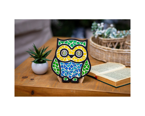 Детский набор для творчества хрустальная мозаика "Сова" MA2004