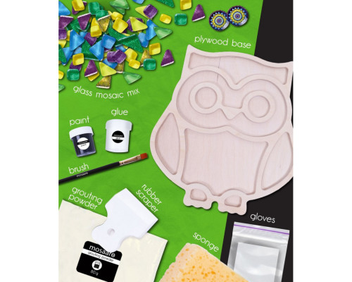 Детский набор для творчества хрустальная мозаика "Сова" MA2004