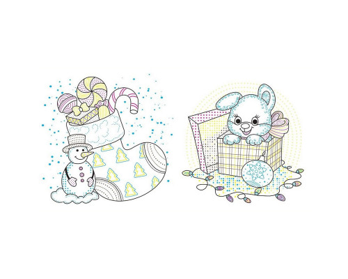 Розмальовка дитяча "Подарунки" 1806005, 12 сторінок