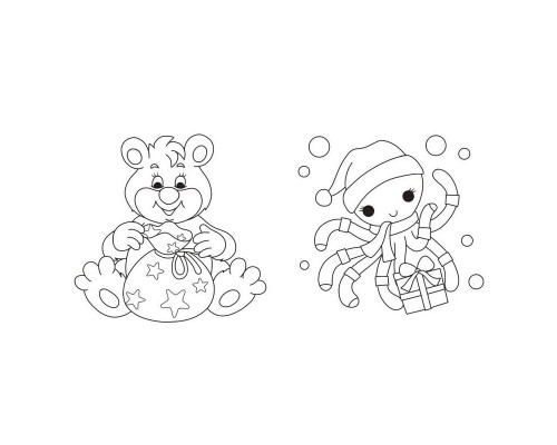 Розмальовка дитяча "Подарунки" 1806005, 12 сторінок