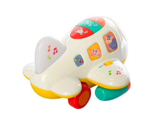 Детский музыкальный самолет 6103 с регулировкой громкости