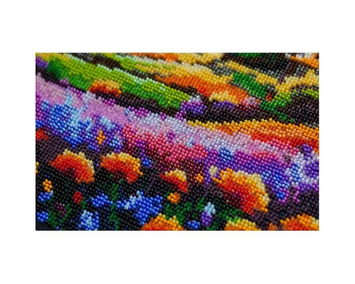 Набір для вишивання бісером "Вечоріє над лугом" AB-938 на натуральному холсті