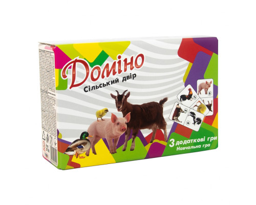 Настольная игра Домино "Сельский двор" 30766 (укр.)