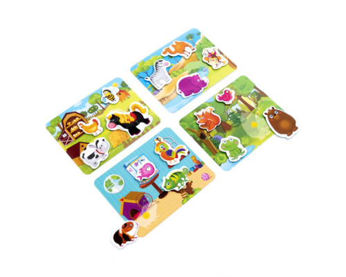 Настольная игра для детей "Кто где живет?" VT1302-26