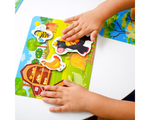 Настольная игра для детей "Кто где живет?" VT1302-26