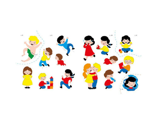 Розвиваюча книжка Мої перші слова Моє тіло 1829004 з наклейками