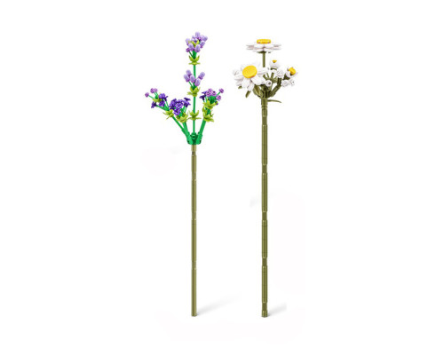 Дитячий конструктор Ромашка і Лаванда MAX 83184GQ1-243, 243 деталі