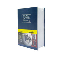 Сейф-книга с ключом для хранения KBS-801(Blue) маленькая, 18х11,5х5,5 см