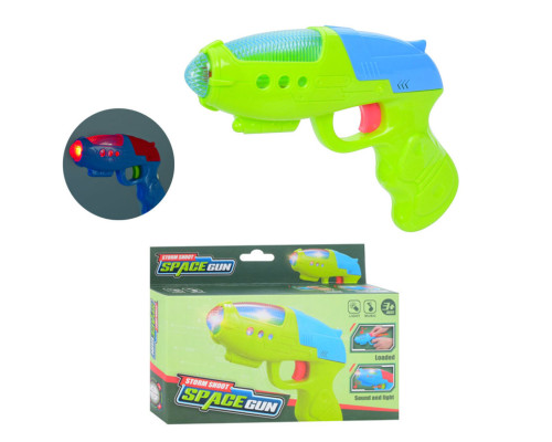 Детская игрушка "Космический пистолет" GX820C(Green) звук и свет, размер 19 см