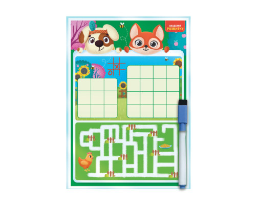 Дошка-тренажер "Розважальна" Vladi Toys VT5010-30 (укр)