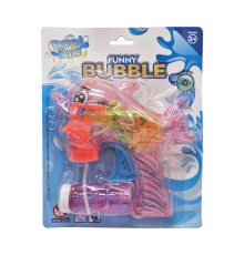 Пістолет з мильними бульбашками Дельфінчик 2568(Pink) механічний, на блістері