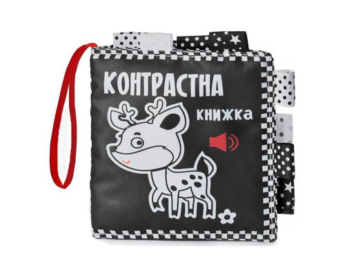 Контрастная книга для малышей "Олень" 404058