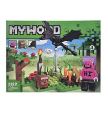 Конструктор детский Майнкрафт Forest The hill 3129-4 пластик, 106 деталей