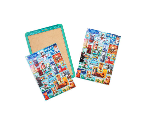 Деревянный сортер "Тетрис большой - Котики" (ПСД125) PSD125