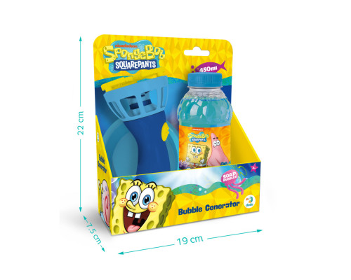 Генератор мыльных пузырей "Sponge Bob" 200738 объем 450 мл