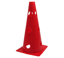 Спортивный инвентарь Фишка для разметки MS 4170(Red) 32 см, отверстия