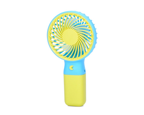 Вентилятор ручной портативный MK 5609(Yellow) с подставкой, 15,5 см, USB